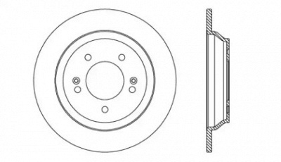 OPEN PARTS bda273110 -  Тормозной диск